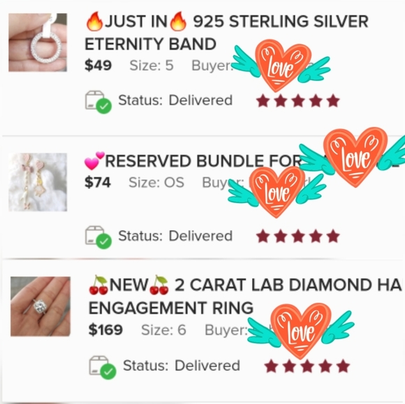 💎NEW💎 SOLID 925 SS SIMULATED DIAMOND RING - Picture 8 of 8